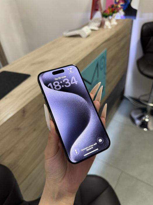 Iphone 15 Pro 256 Gb Blue Titanium Розстрочка Обмін Магазин