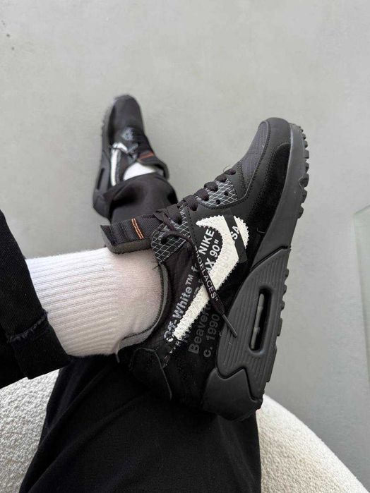 Чоловічі кросівки Nike Air Max x OFF-White 90 GPX "Black" 39-45