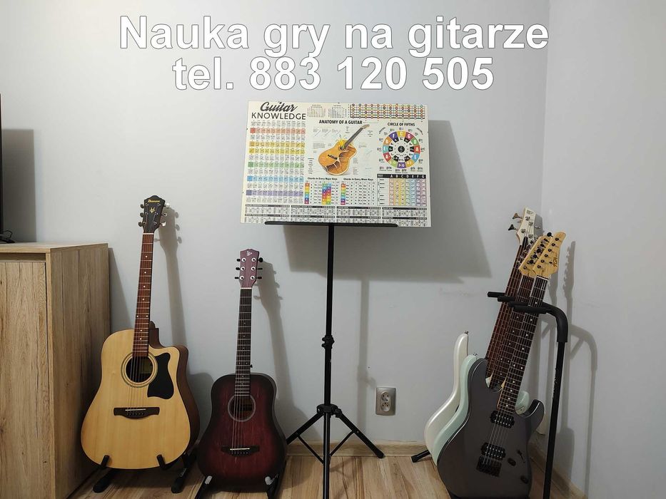 Nauka gry na gitarze i perkusji Białystok dorośli dzieci młodzież