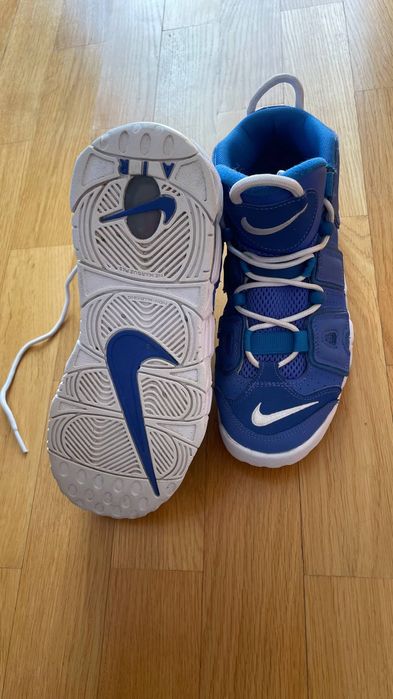 Nike  Air More Uptempo TD Medium Blue Battle-Blue White