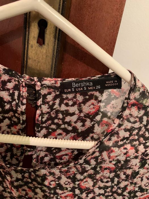 Blusa com padrão Bershka