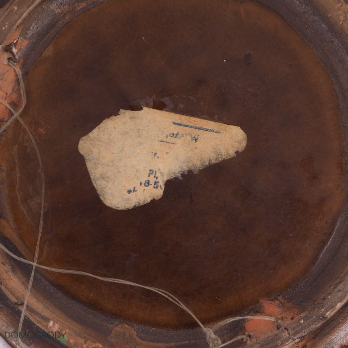 Talerz naścienny Przyjaźń Włocławek proj. Andrzej Trzaska lata 60-te