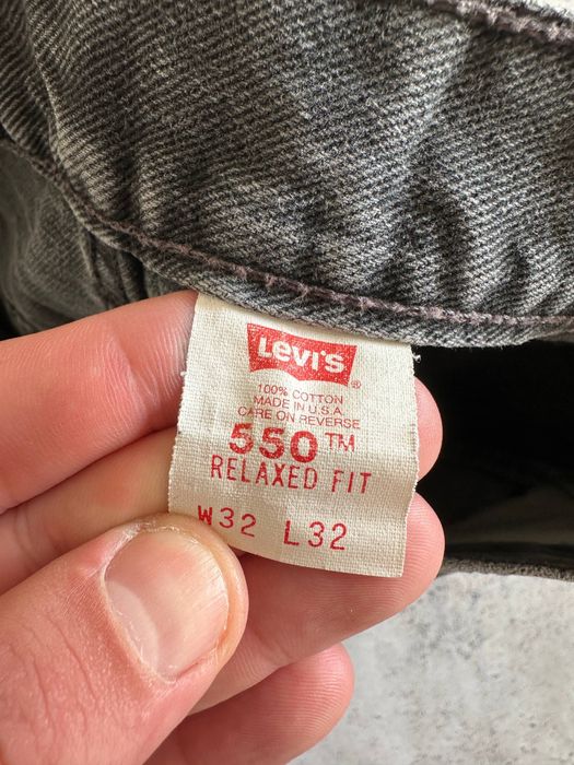 Винтажные джинсы Levis 550 Relaxed Fit оригинал Размер 32/32