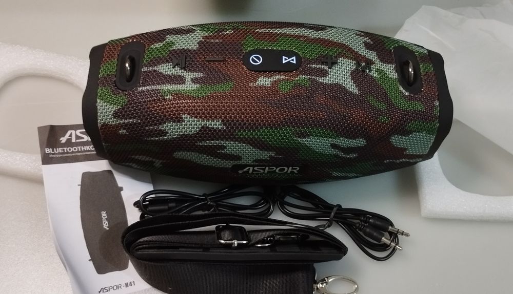 Портативная Bluetooth-колонка ASPOR H41