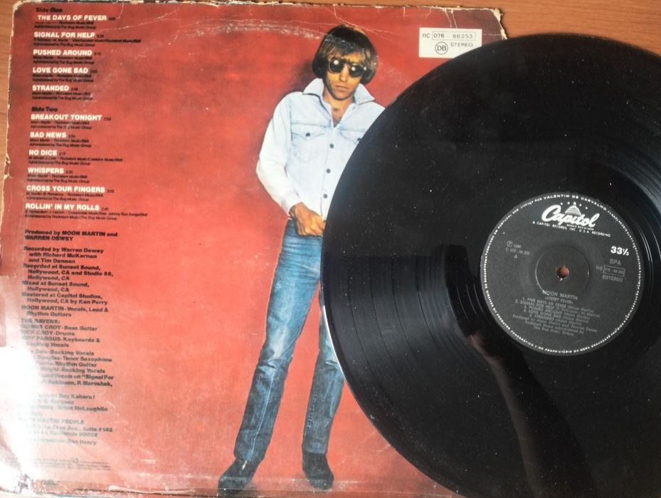 Disco de vinil LP Moon Martin