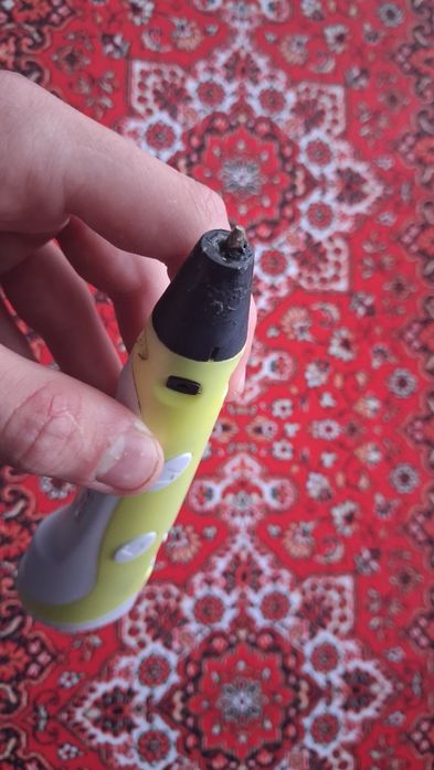 3д-ручка з підставкой, та блок живлення
