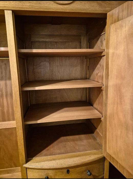 Stara Szafa Wiejska lata 30ste Lustro Frezowane