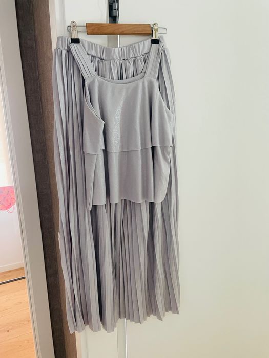 Conjunto calça plissada e blusa Mayoral 14 anos