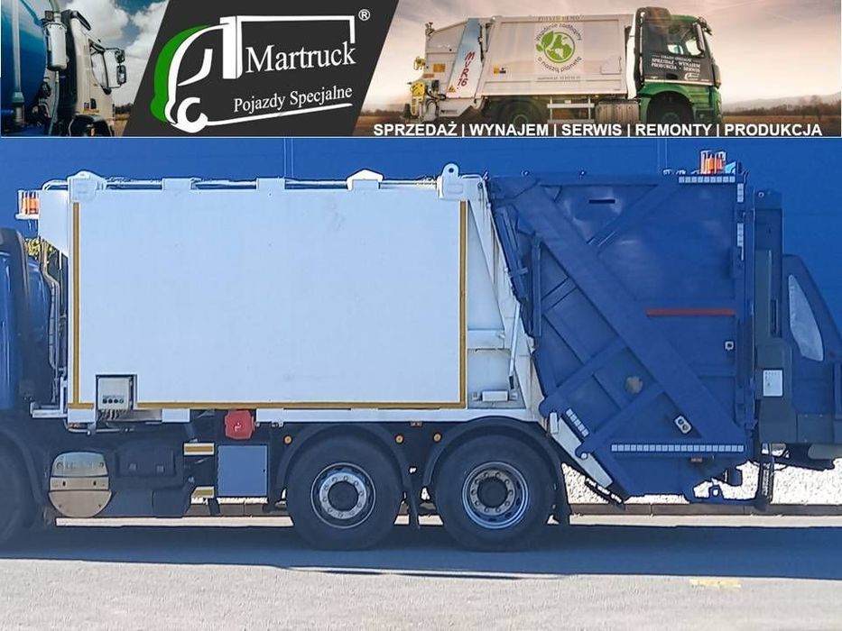 Zabudowa śmieciarka 1 komorowa VDK 20 m3 110-1100L