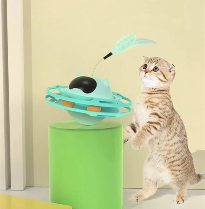 игрушка для животных, кошки , крутящаяся игрушка-неваляшка для кошек