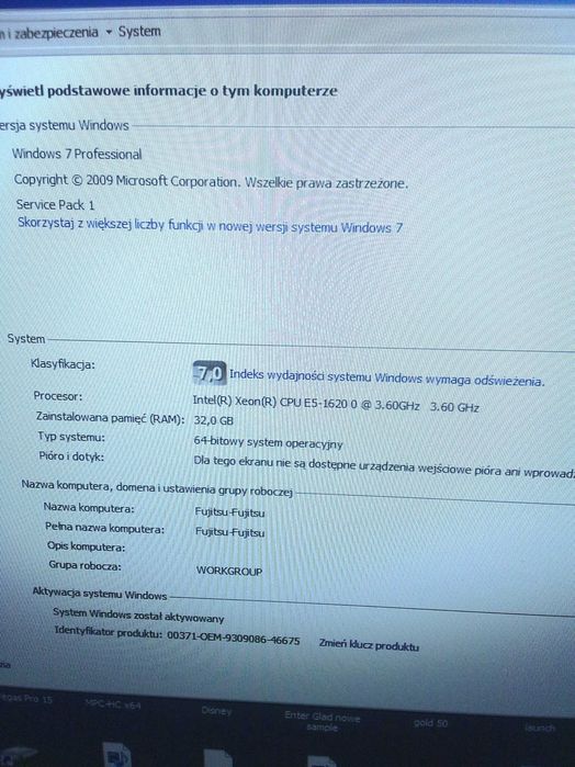 Fujitsu Siemens M720, Xeon 4 x 3,6Ghz, 32GB RAM, 2TB