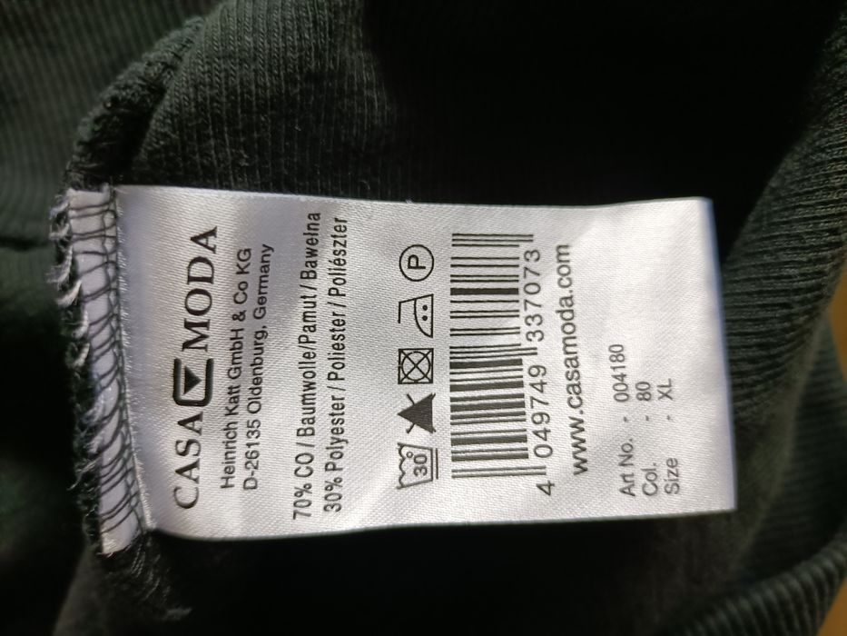 Bluza męska  Casa Moda,czarna,