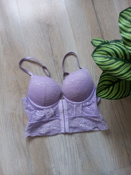 Gorset biustonosz Primark 70 A koronka