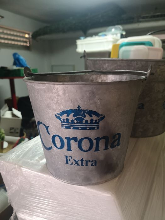 Balde corona em latão