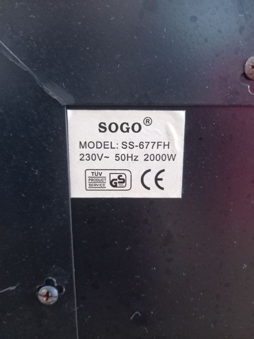 Aquecedor de resistência c/ventilador