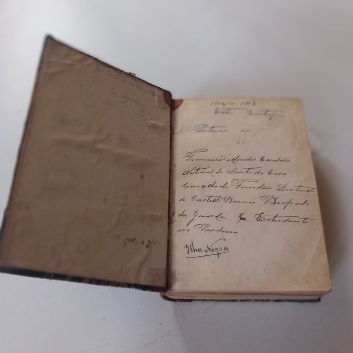 Livro séc XIX de José Vicente Gomes de Moura