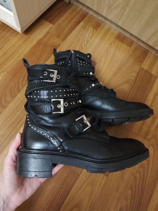 Ботинки Zara шкіряні