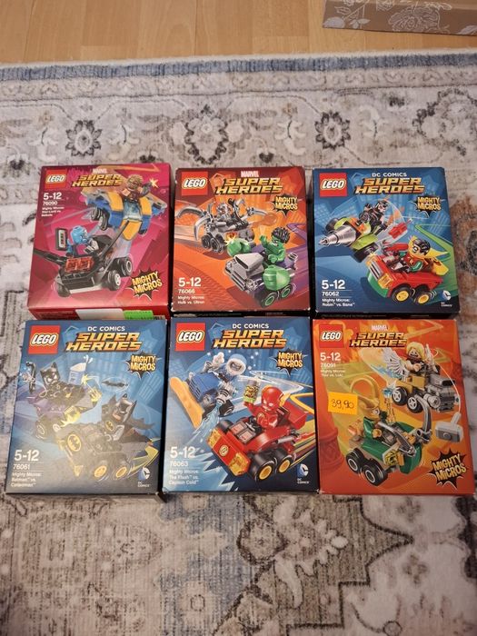 6 zestawów Lego Super Heroes