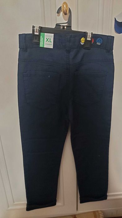 Calças ganga menina em algodão Benetton