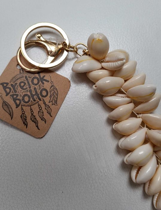 Boho brelok muszelki