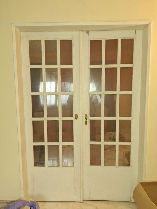 Porta dupla 2000x1600, com espelhados