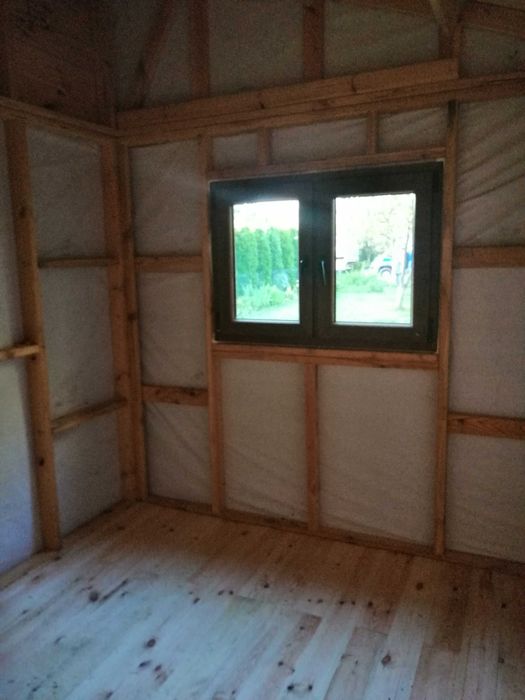domek letniskowy,parterowy,7mx5m, 35m2,drewniany,szkieletowy