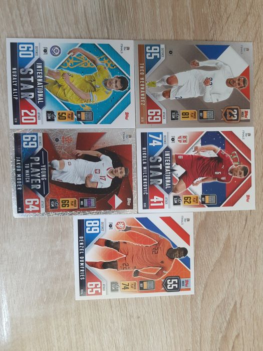 Karty Topps The Road To UEFA Nations League Finals - 5szt.