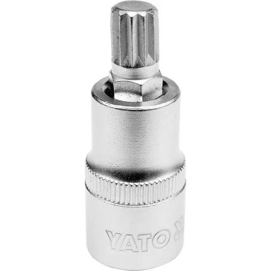 Головка торцева з бітою Spline Yato 1/2" M10