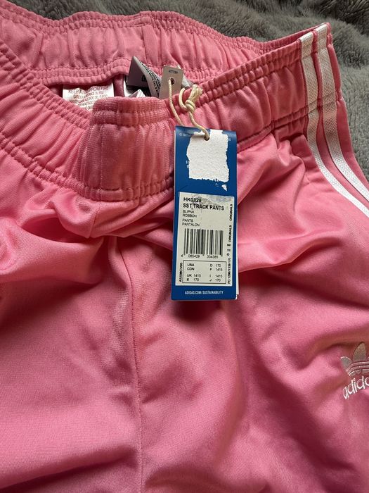 Dresy adidas pudrowy róż