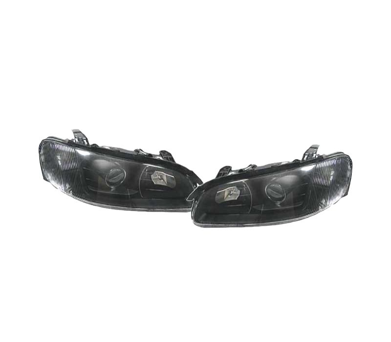 FARÓIS FRONTAIS PARA OPEL OMEGA B 94-99. FUNDO PRETO