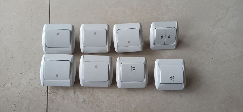 Zestaw włączników oświetlenie, rolety