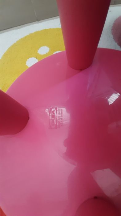 Banco Infantil IKEA Cor-de-Rosa + Almofada em Forma de Donut