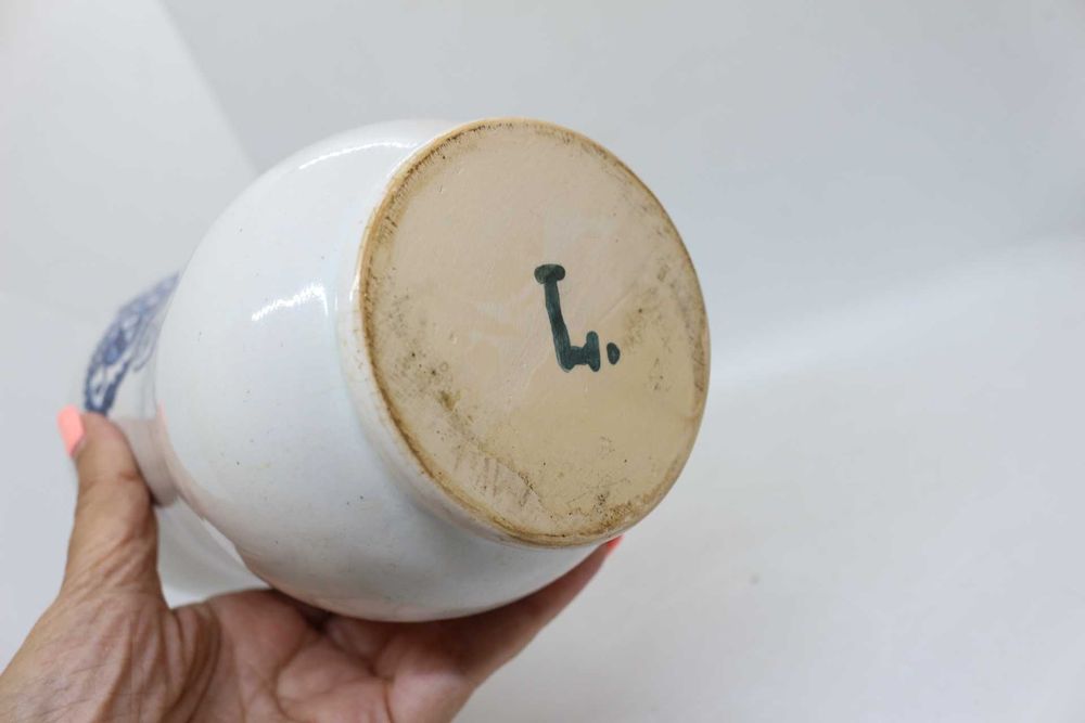 Manga de Farmácia Brasão das Quinas Cerâmica Viúva Lamego Marcada