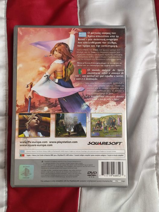 Final Fantasy X PS2 + Cartão de Memória Oficial Sony