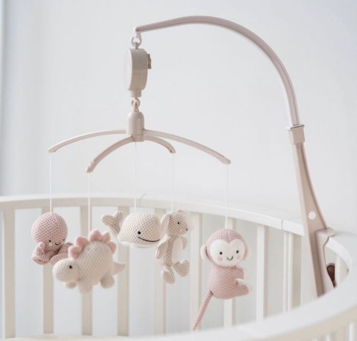 Музичний мобіль Baby's Only Animals (в’язані іграшки)