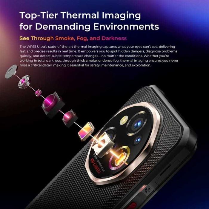 Oukitel WP55 Ultra 5G 12GB/512GB IP69K 2.5GHz Cam Termica