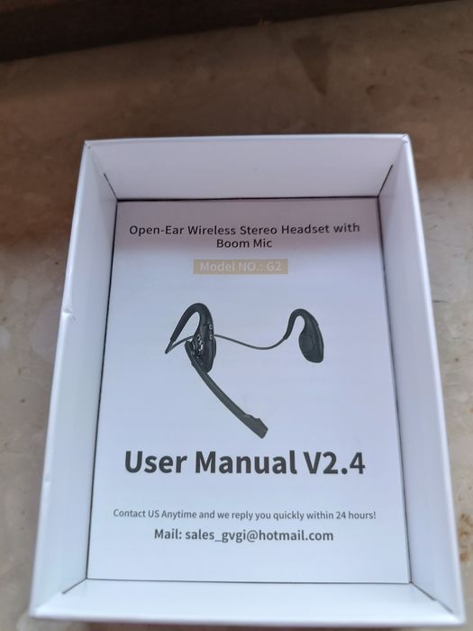 Słuchawki otwarte Bluetooth Open-Ear Air Conduction Headset G2