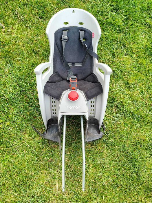 Fotelik rowerowy Hamax Siesta bardzo dobry stan, wygodny z regulacją