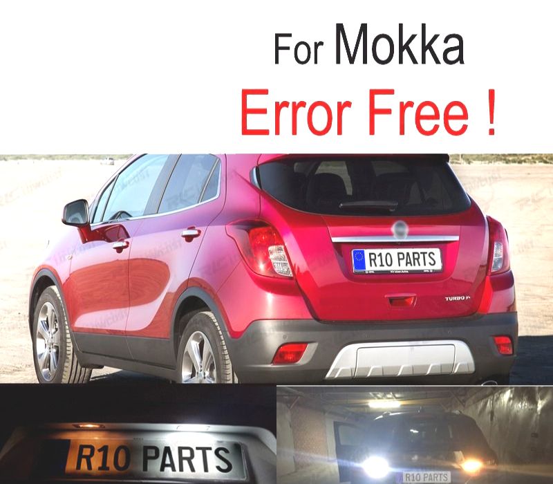 KIT COMPLETO 4 LAMPADAS LED INTERIOR PARA OPEL MOKKA 12-