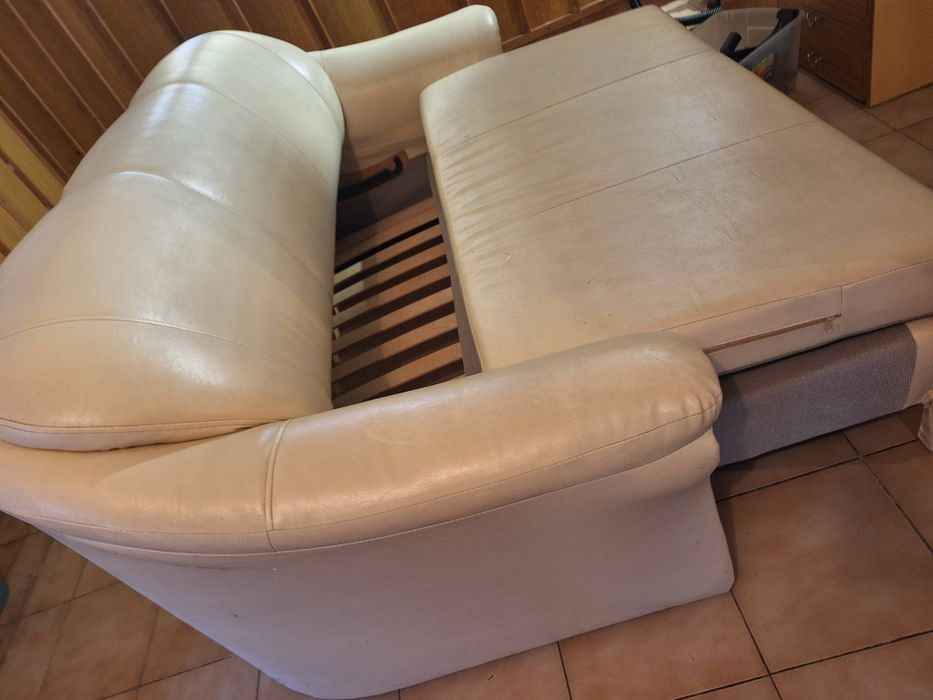 sofa skórzana rozkladana