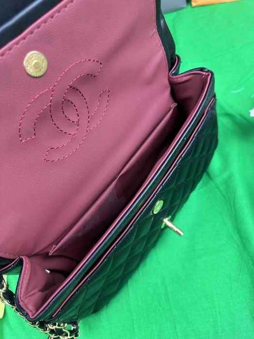 Komplet Torebka z pudelkiem itp damska Chanel torba biznesowa kuferek