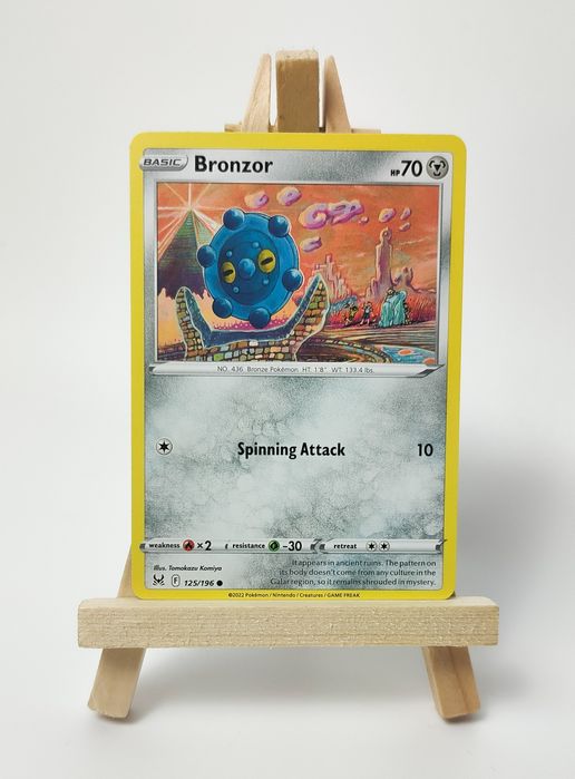 Bronzor 125/196 karta pokemon Lost Origin