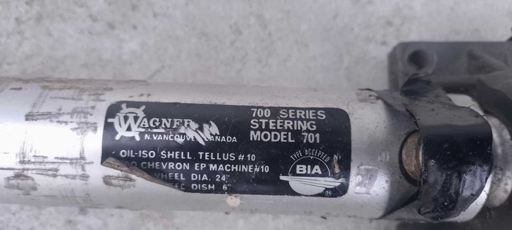 siłownik hydrauliczny ster do łodzi  Wagner 701