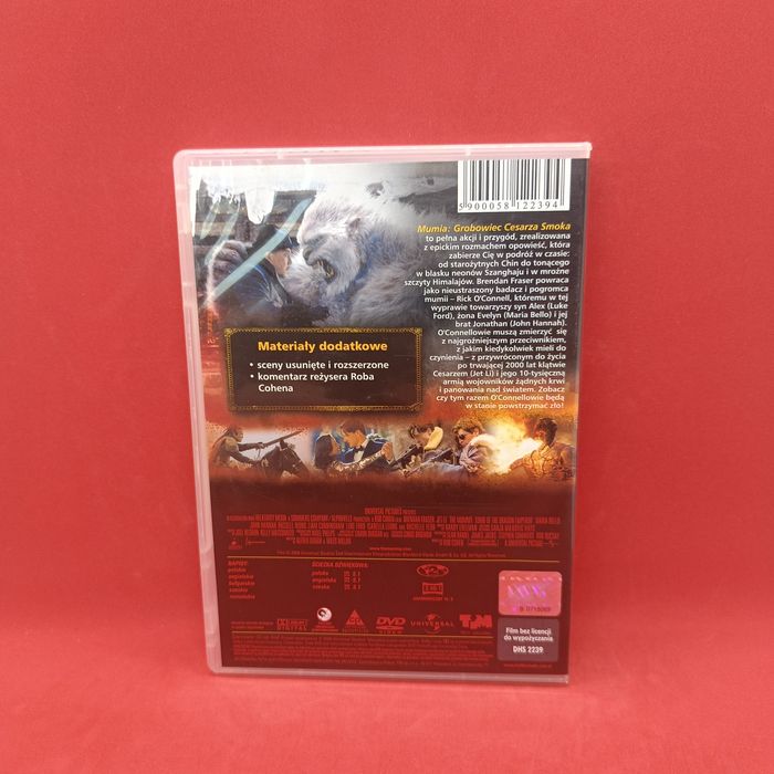 Mumia: Grobowiec Cesarza Smoka – DVD – reż. Rob Cohen