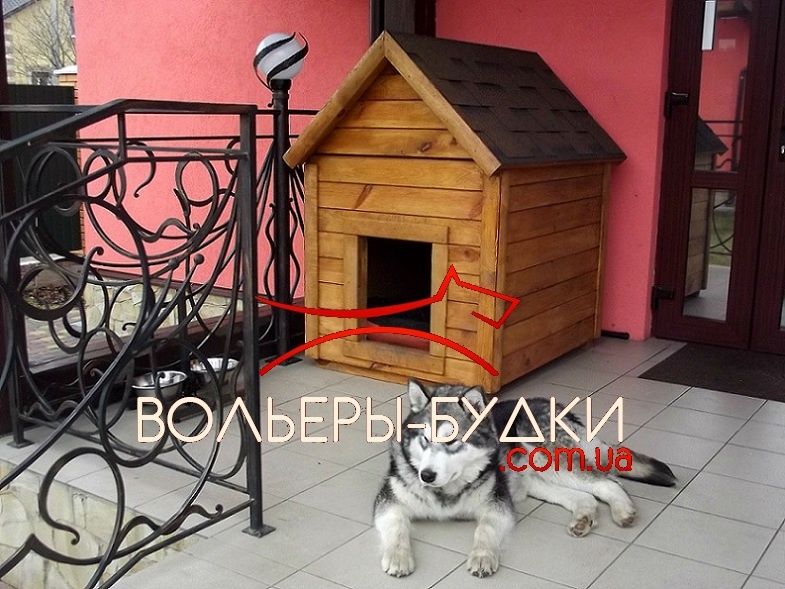 Вольєри та будки для собак.