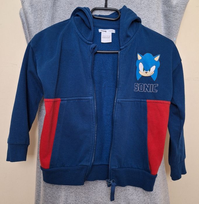 Bluza z kapturem Sonic dla chło0ca rozm.116