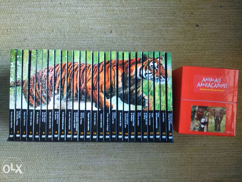 "Endangered Animals" DVD Collection – New, with Book and Cards64286318128769121
