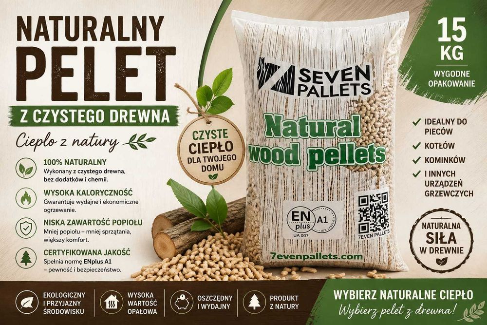 Pellet SEVEN 15kg A1, EAN plus