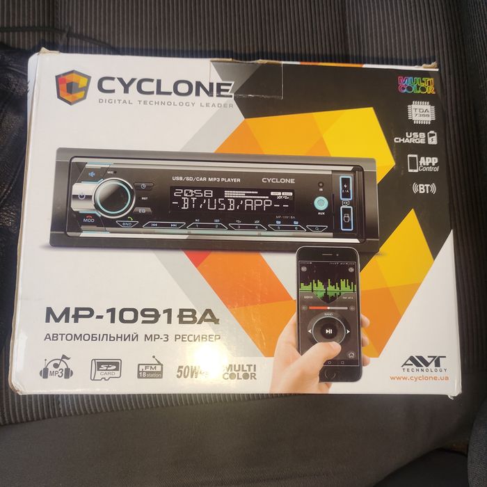 Автомагнітола Cyclone MP 1091BA