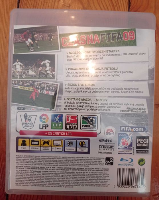 FIFA 09 PlayStation 3 - puste pudełko